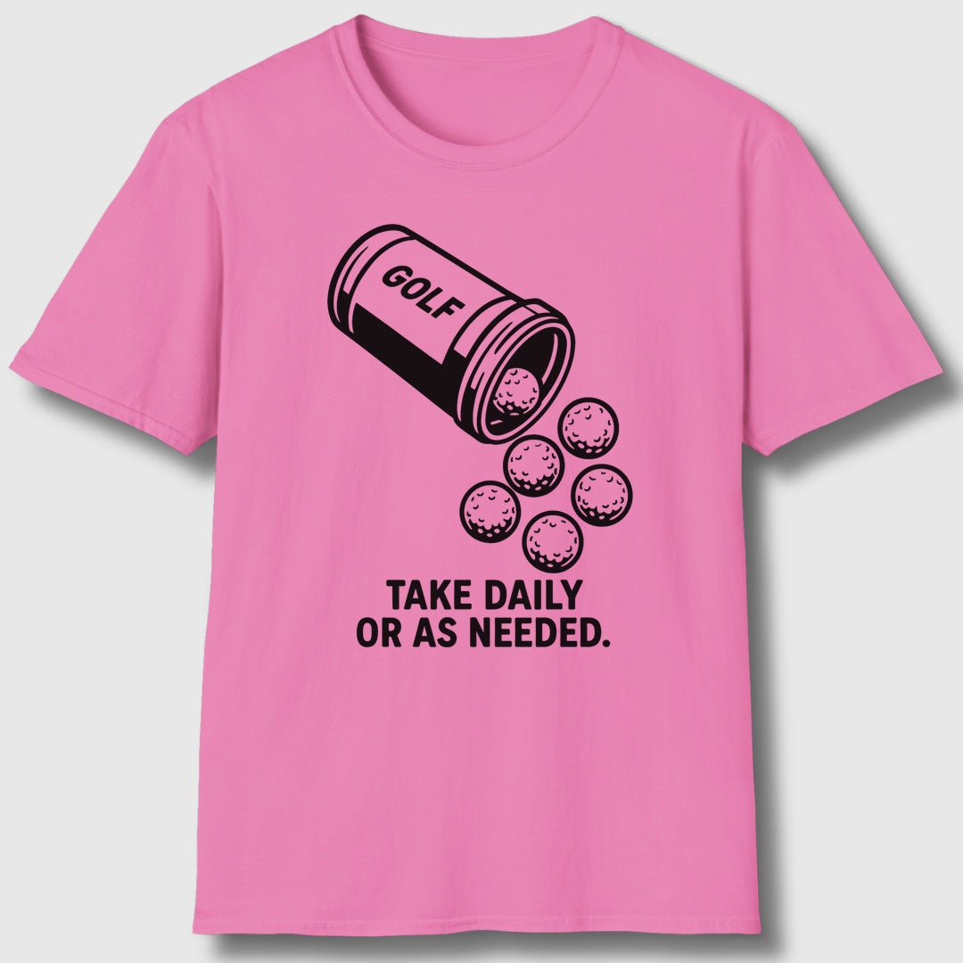 Golf Prescription - Adult Golf T-Shirt in Azalia