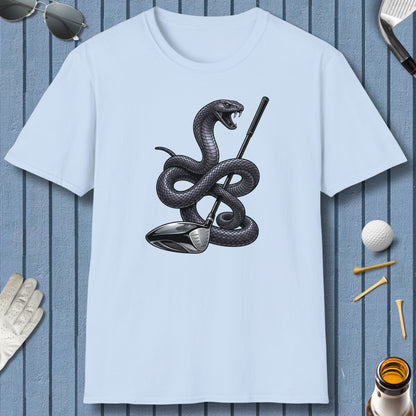 Strike Position - Mamba - Adult Golf T-Shirt in Baby Blue