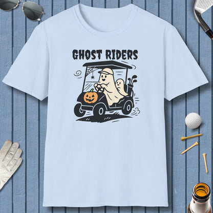 Ghost Riders - Adult Golf T-Shirt in Light Blue