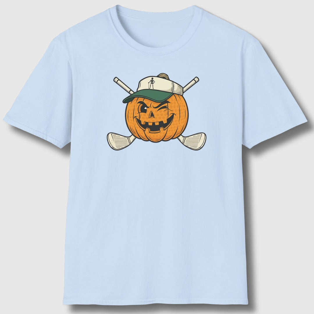 Golf or Gourd - Adult Golf T-Shirt in Baby Blue