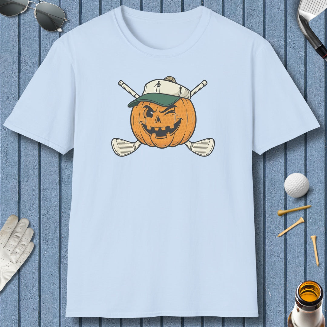 Golf or Gourd - Adult Golf T-Shirt in Light Blue