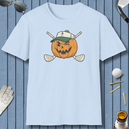 Golf or Gourd - Adult Golf T-Shirt in Light Blue