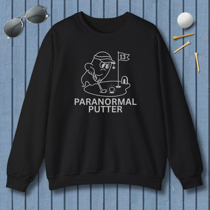 Paranormal Putter - Adult Golf Sweatshirt in Black