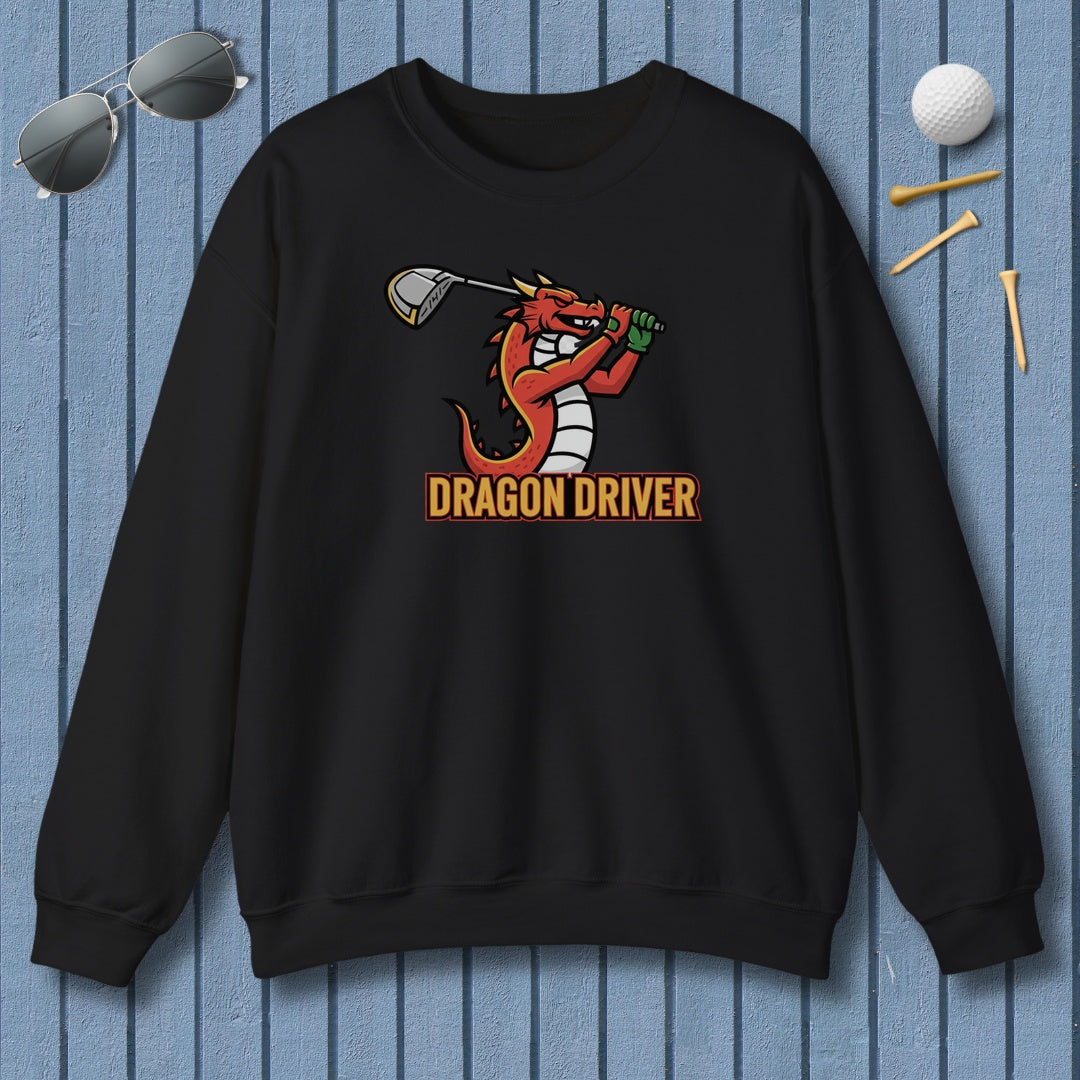 Dragon Driver - Adult Golf Sweatshirt in Black