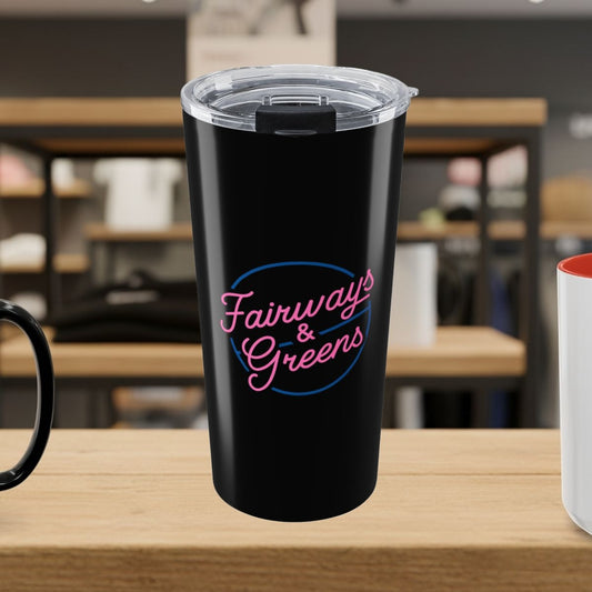 Fairways & Greens - 20oz Tumbler in Black