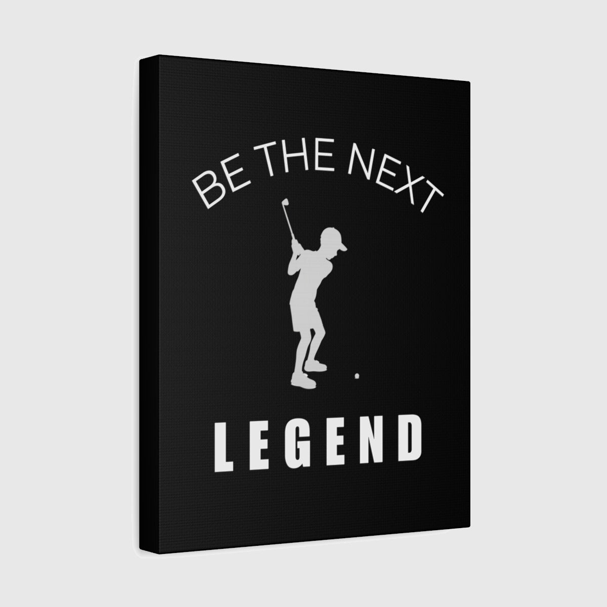 BE THE NEXT LEGEND (Boys) - Canvas Wall Art - Black - 11×14 - front