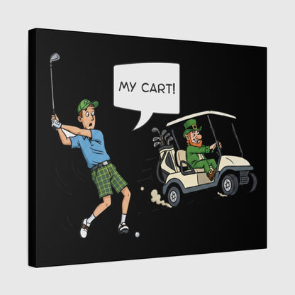 My Cart! - Canvas Wall Art - Black - 16×20 - front