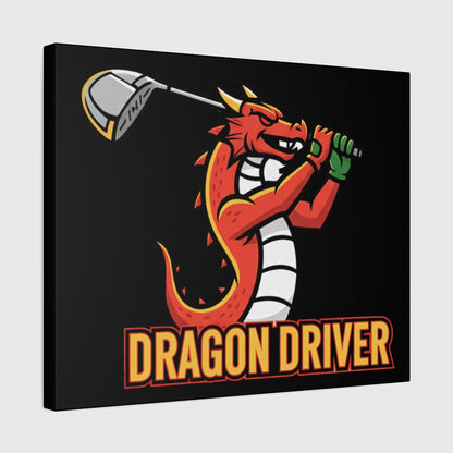 Dragon Driver - Canvas Wall Art - Black - 16×20 - front