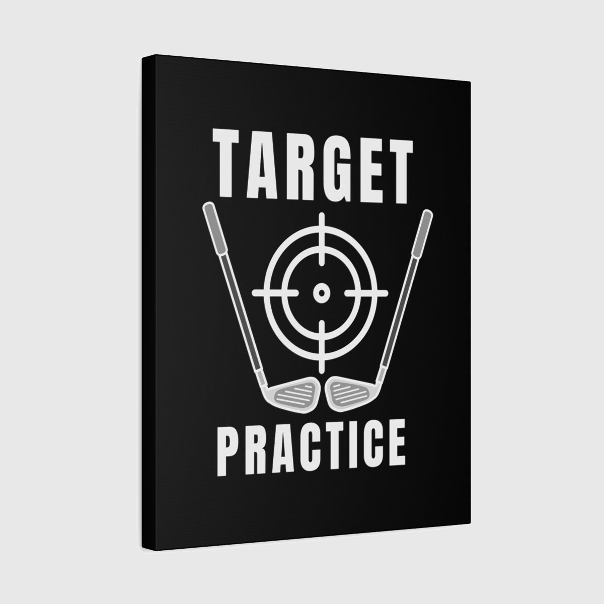 Target Practice - Canvas Wall Art - Black - 16×20 - front