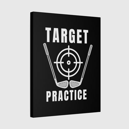 Target Practice - Canvas Wall Art - Black - 16×20 - front