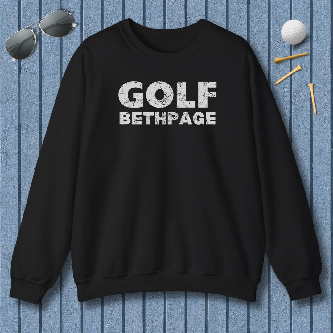 Golf Bethpage - Adult Golf Sweatshirt in Black