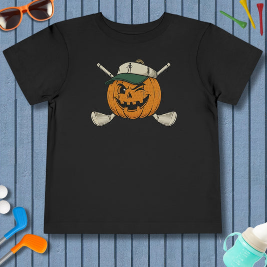 Golf or Gourd - Toddler Golf T-Shirt in Black