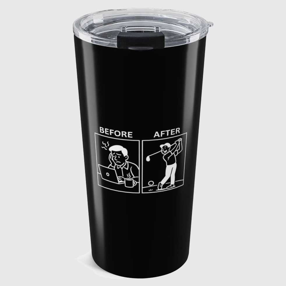 Before & After - 20oz Tumbler in Black