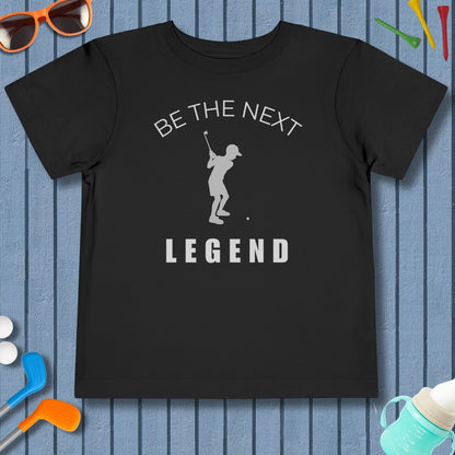 BE THE NEXT LEGEND (Boys) - Toddler Golf T-Shirt in Black