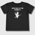 Witch Way is the Fairway - Toddler Golf T-Shirt in Black