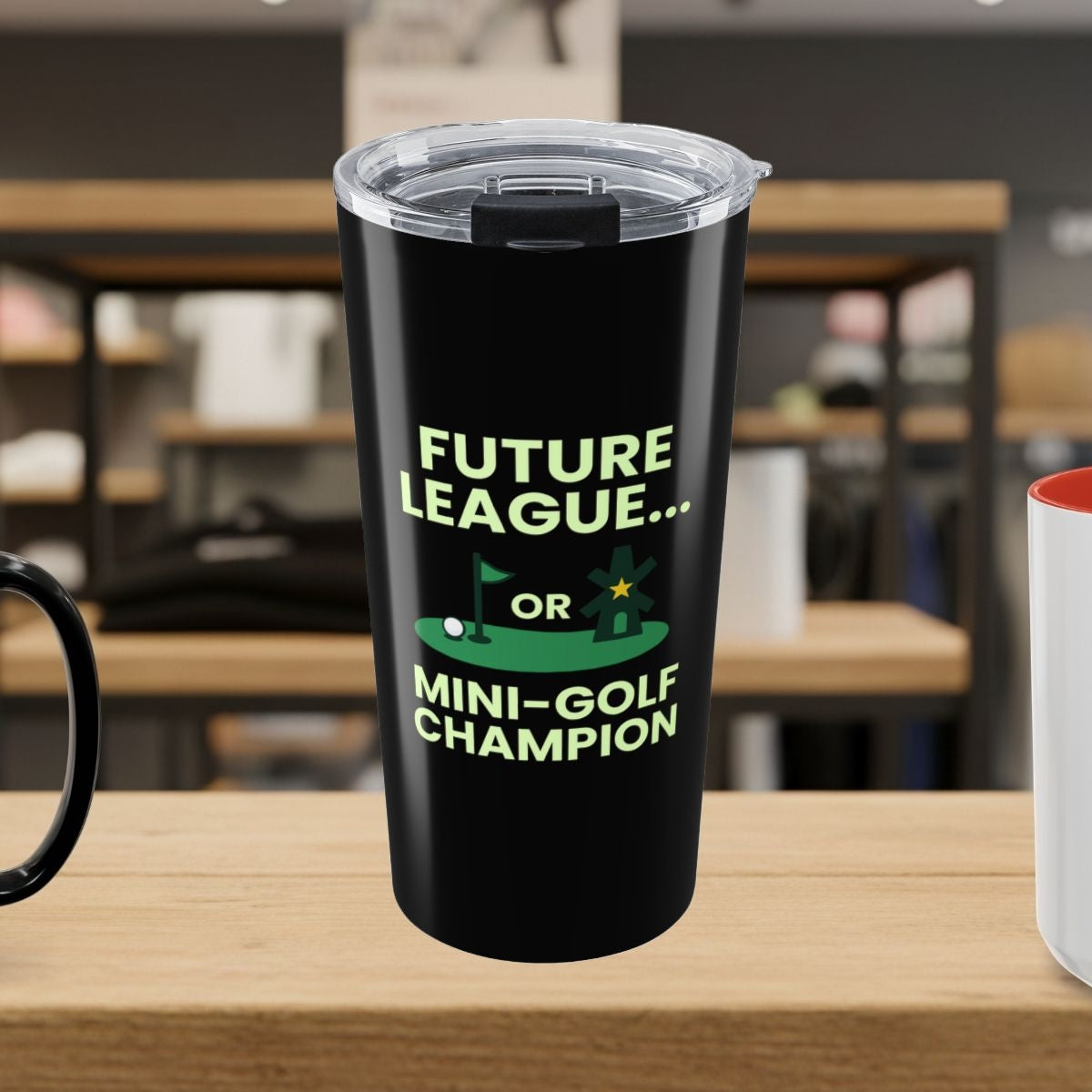 Future League or Mini-Golf Champion - 20oz Tumbler in Black