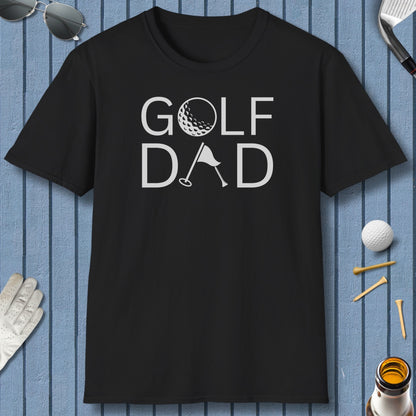 Golf Dad - Adult Golf T-Shirt in Black