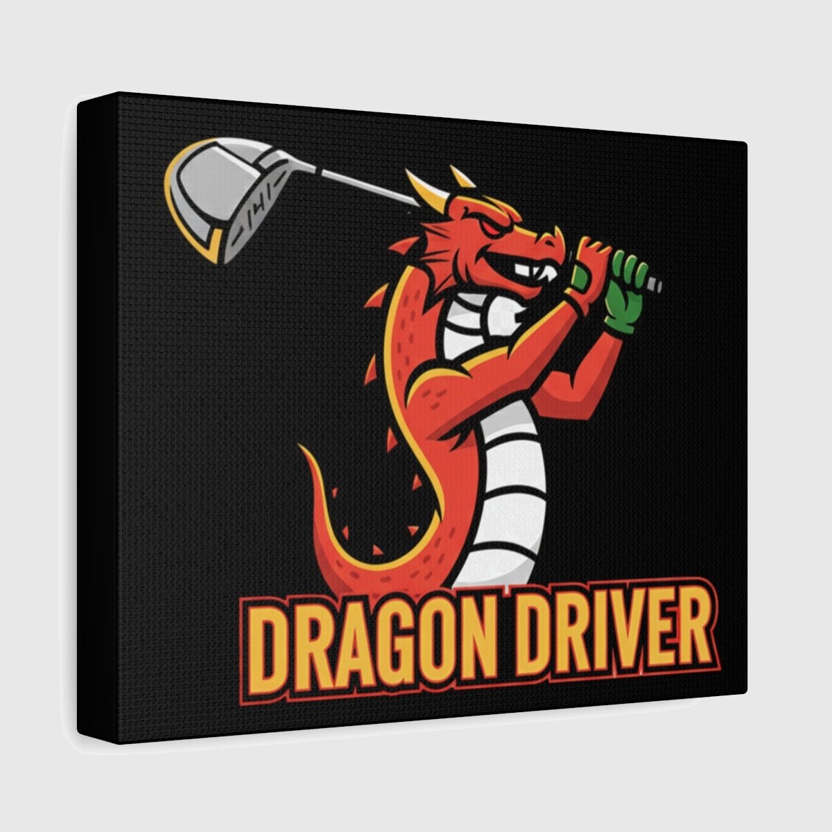 Dragon Driver - Canvas Wall Art - Black - 8×10 - front