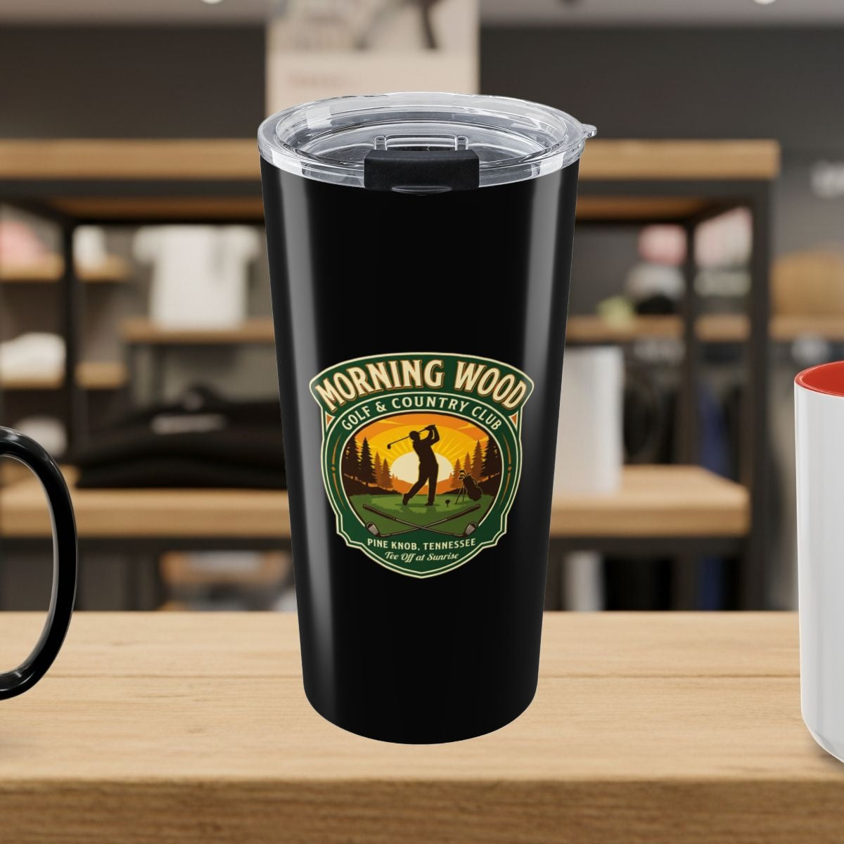 MORNING WOOD GOLF & COUNTRY CLUB - 20oz Tumbler in Black