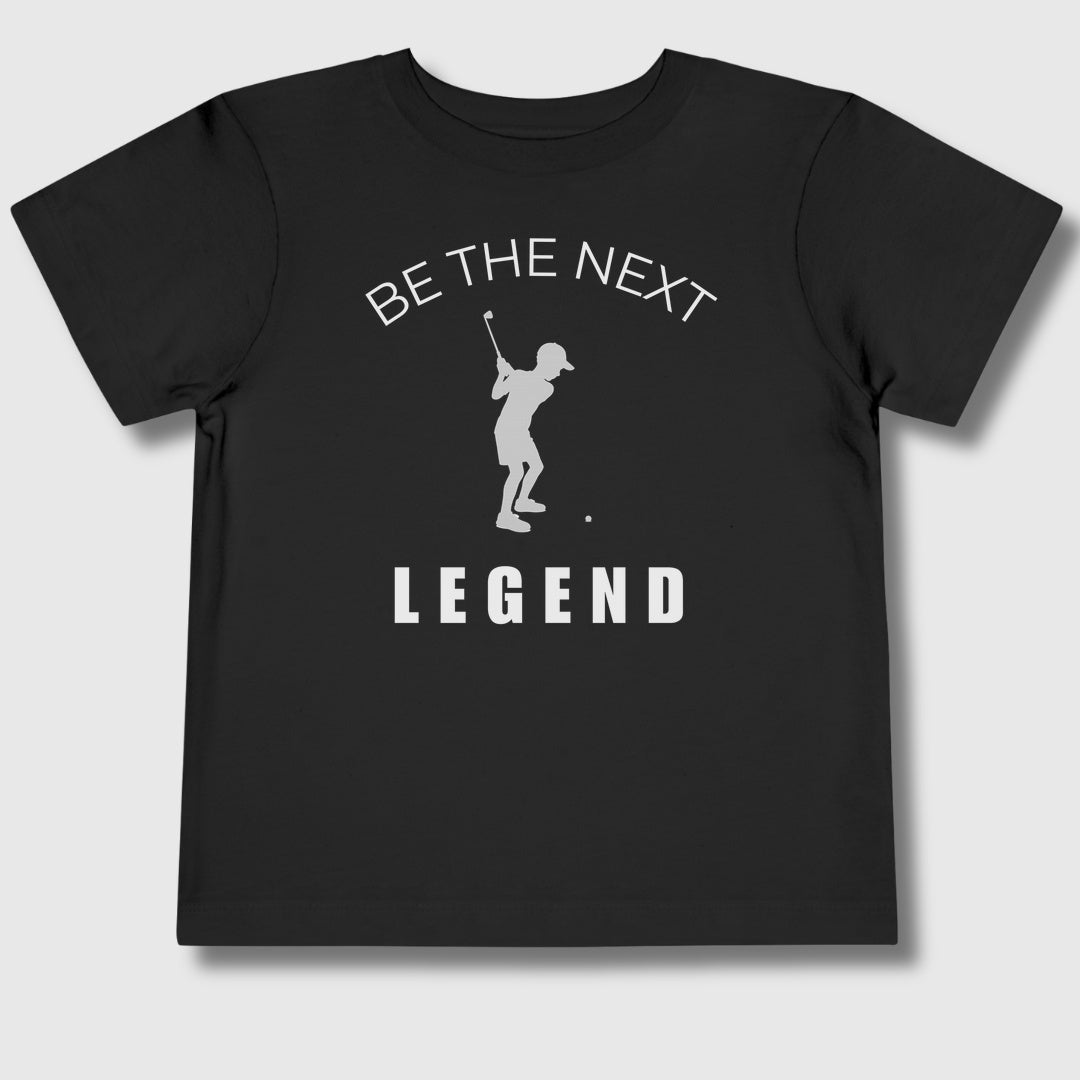 BE THE NEXT LEGEND (Boys) - Toddler Golf T-Shirt in Black
