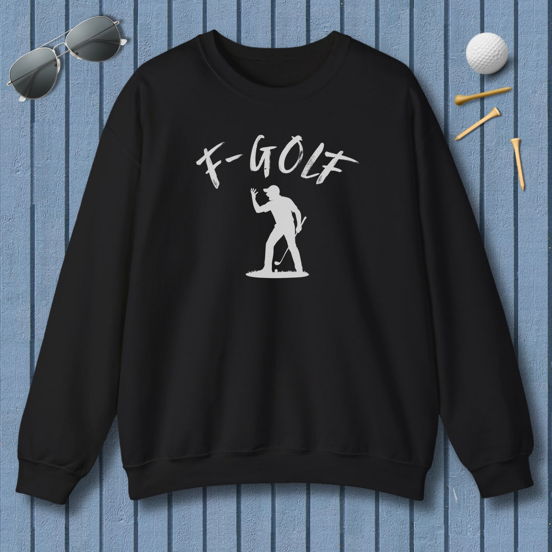 F-Golf (Male) - Adult Golf Sweatshirt in Black