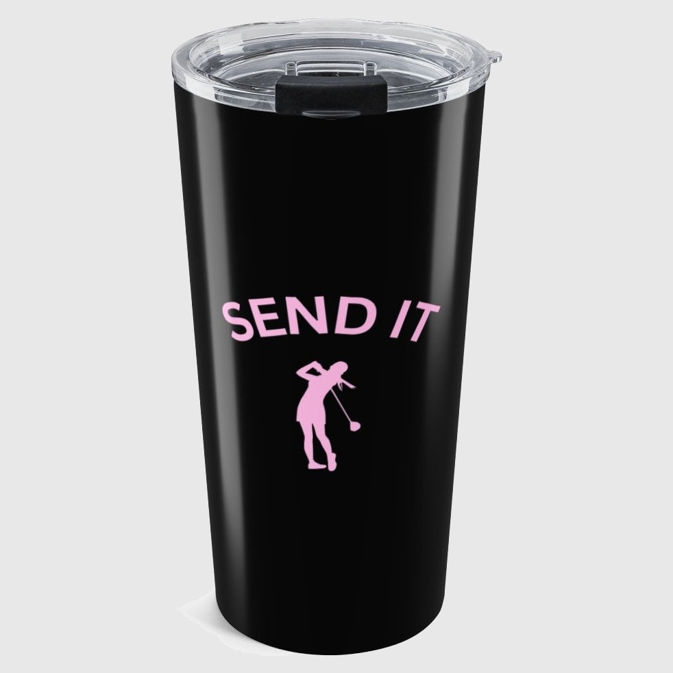 SEND IT (Female) - 20oz Tumbler in Black