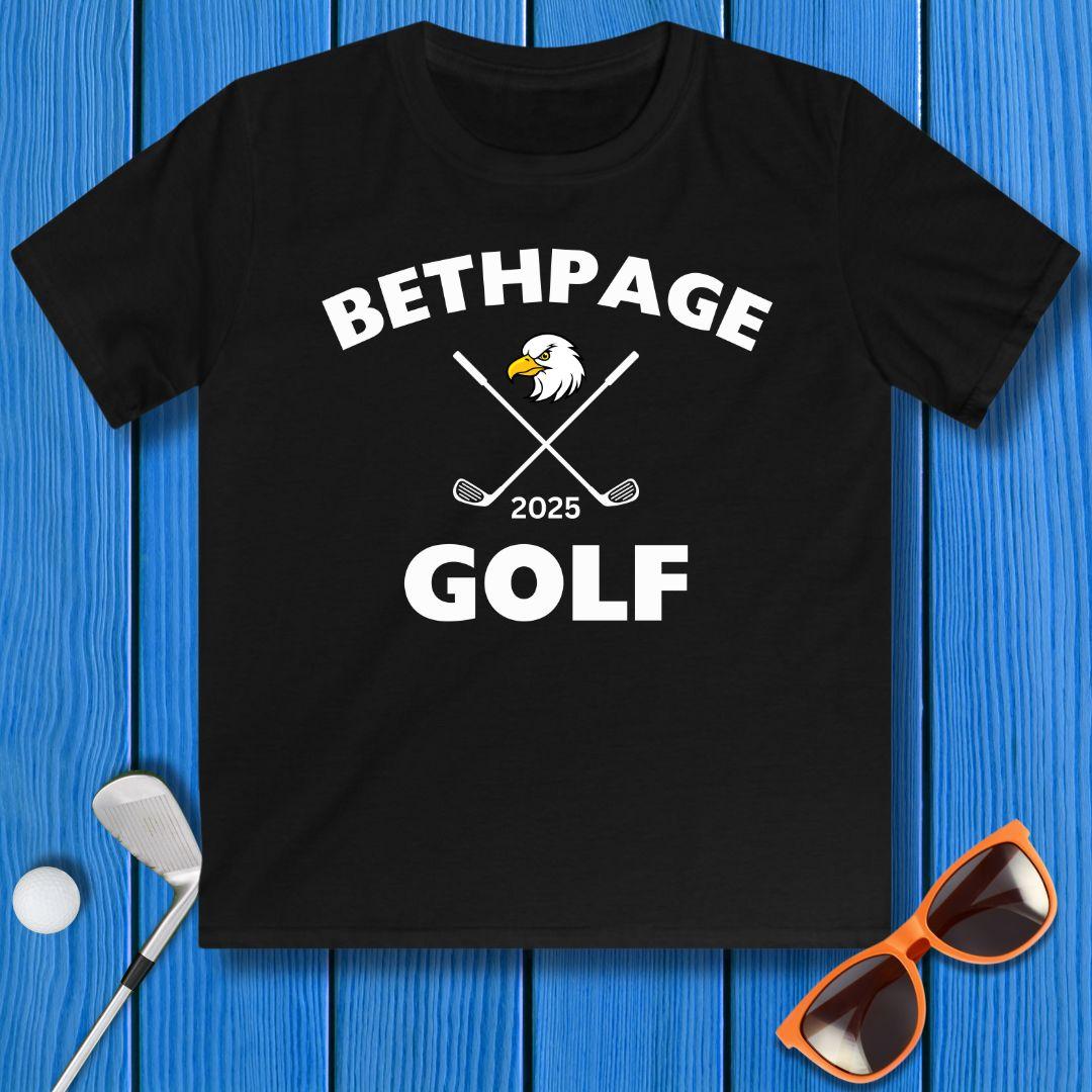 Bethpage Golf 2025 - Youth T-shirt in Black, great for casual wear. Find more fun golf focused products at oneforetheages.com