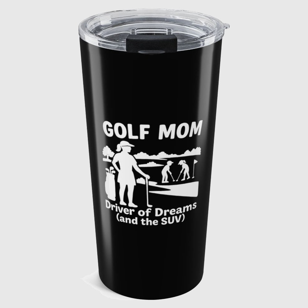 Golf Mom - 20oz Tumbler in Black