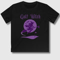 Golf Witch - Youth Golf T-Shirt in Black