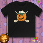 Golf or Gourd - Youth Halloween Golf T-Shirt