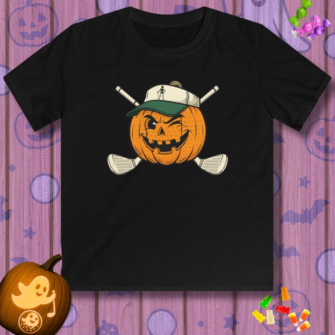 Golf or Gourd - Youth Halloween Golf T-Shirt