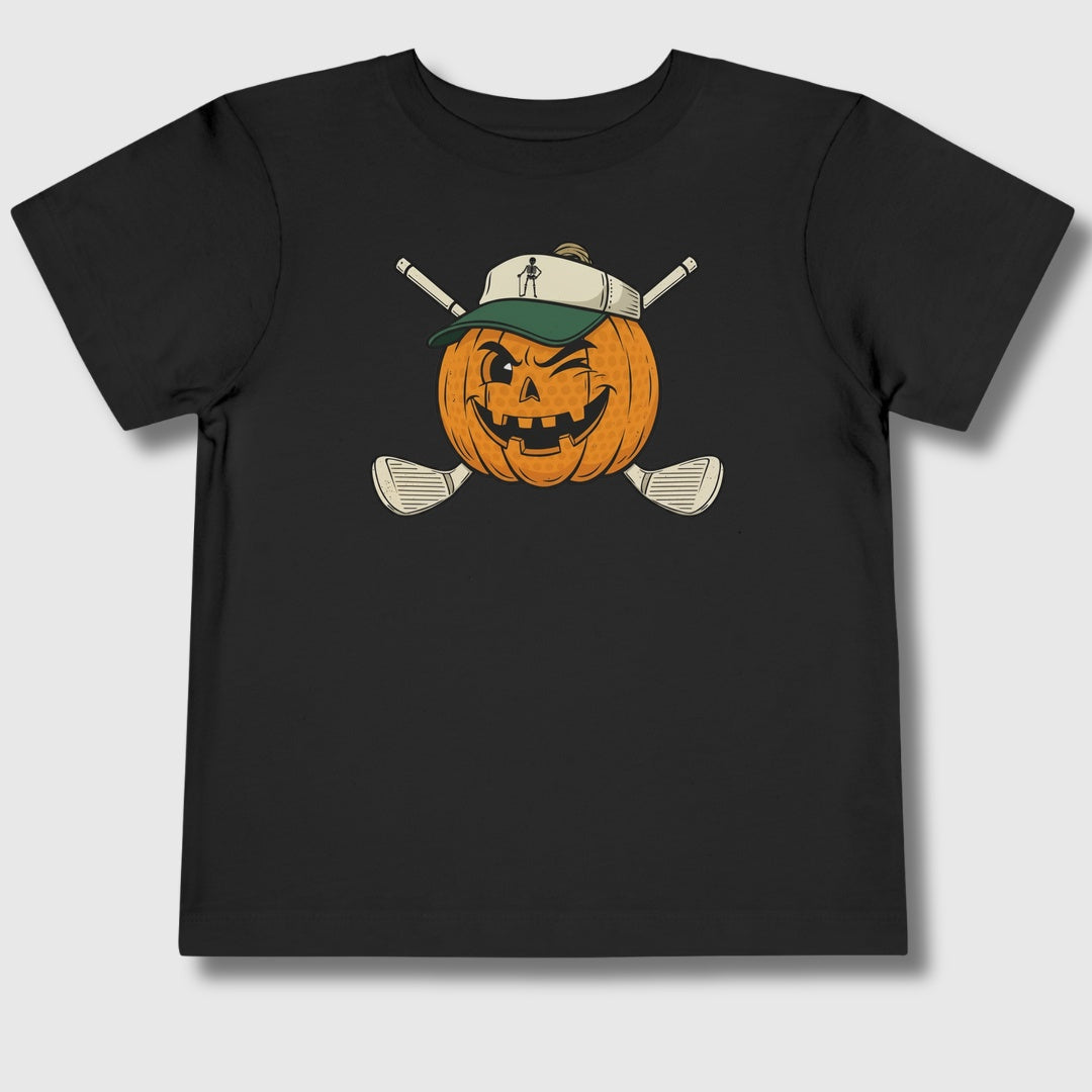 Golf or Gourd - Toddler Golf T-Shirt in Black