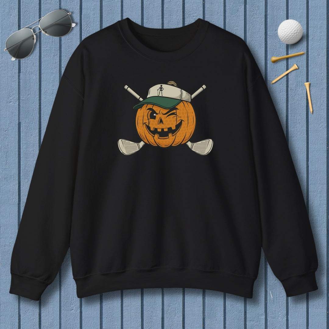 Golf or Gourd - Adult Golf Sweatshirt in Black
