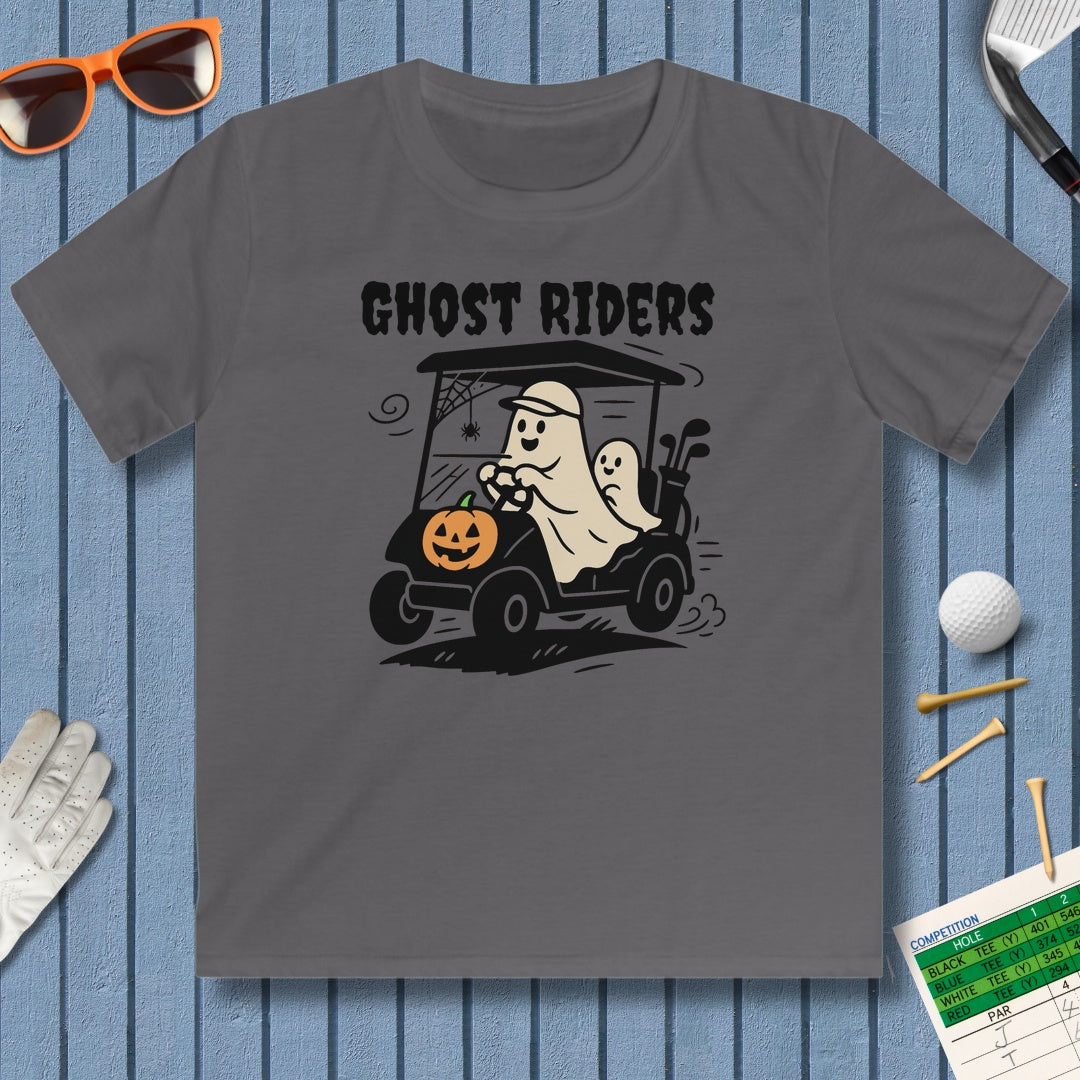 Ghost Riders - Youth Golf T-Shirt in Charcoal