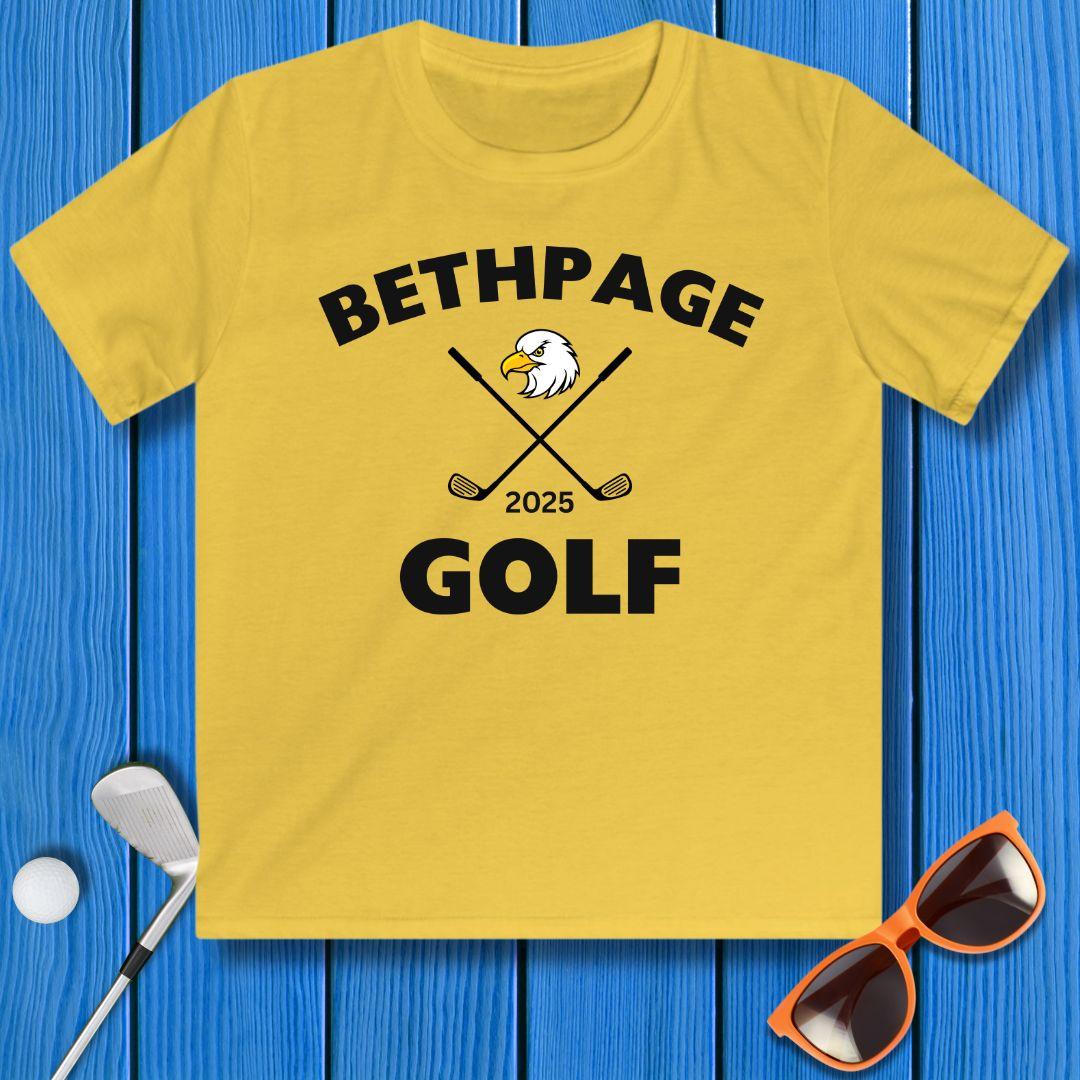 Bethpage Golf 2025 - Youth T-shirt in Daisy, great for casual wear. Find more fun golf focused products at oneforetheages.com