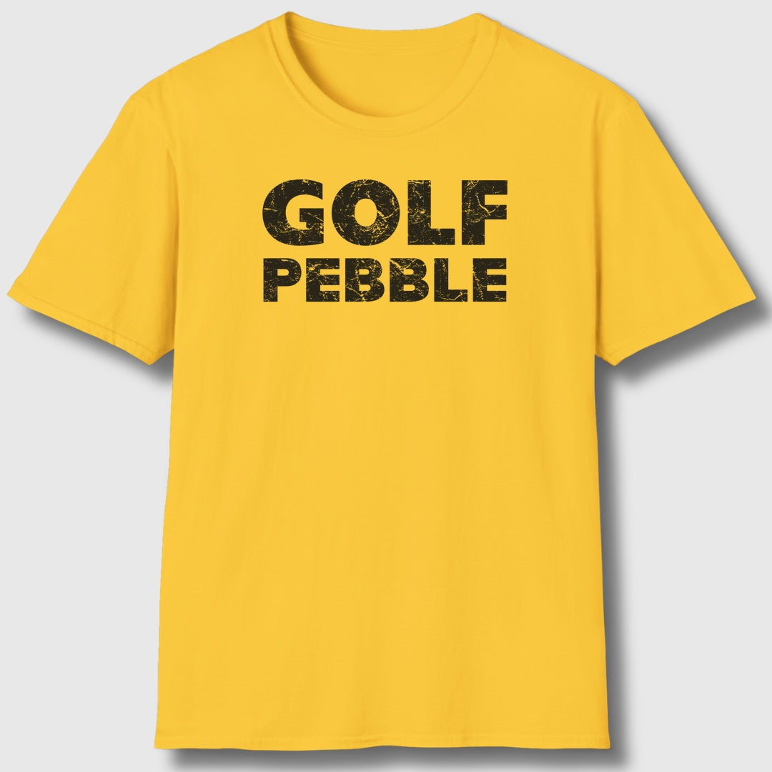 Golf Pebble - Adult Golf T-Shirt in Daisy