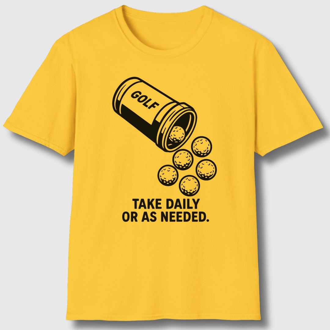 Golf Prescription - Adult Golf T-Shirt in Daisy