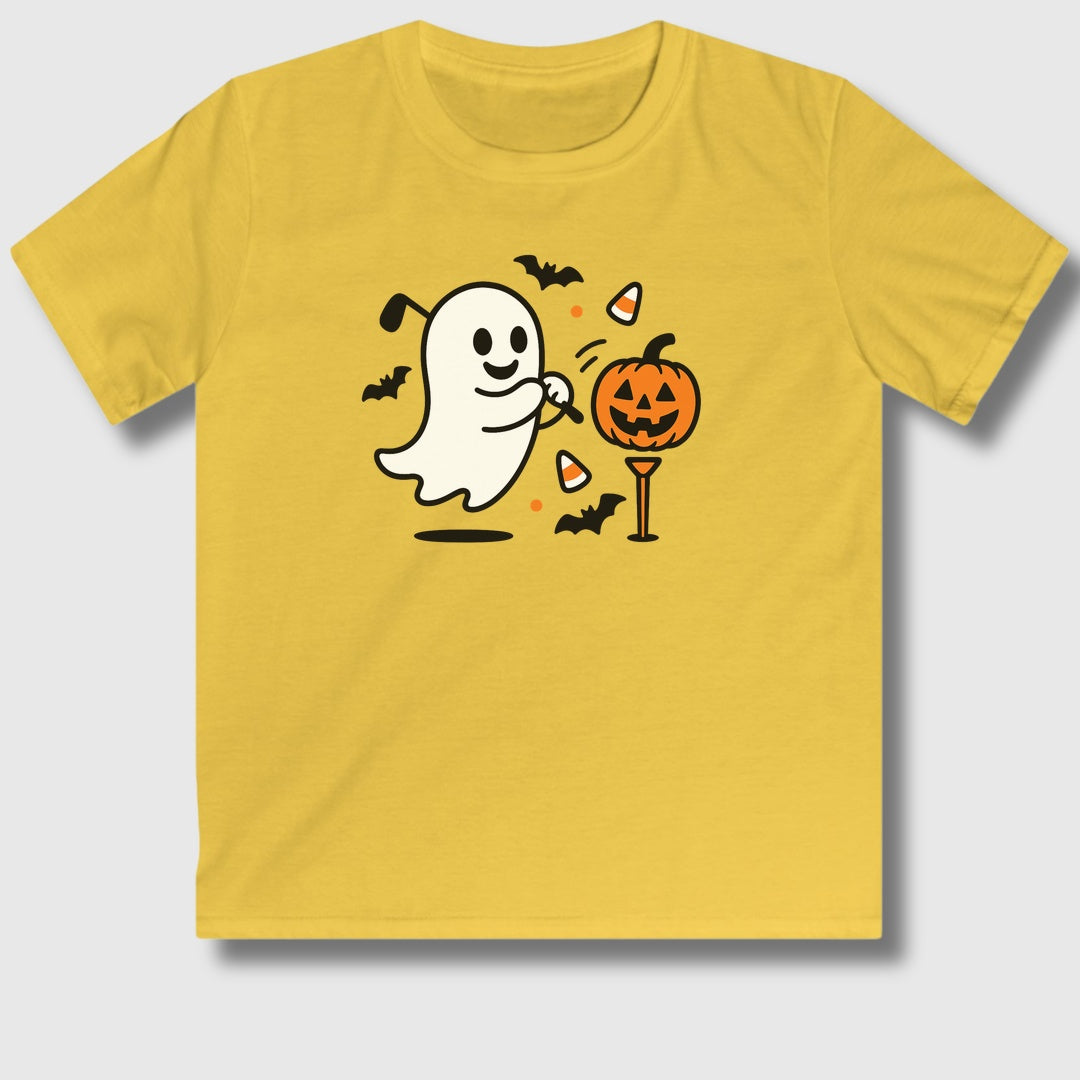 Ghost Tee Off - Youth Golf T-Shirt in Daisy