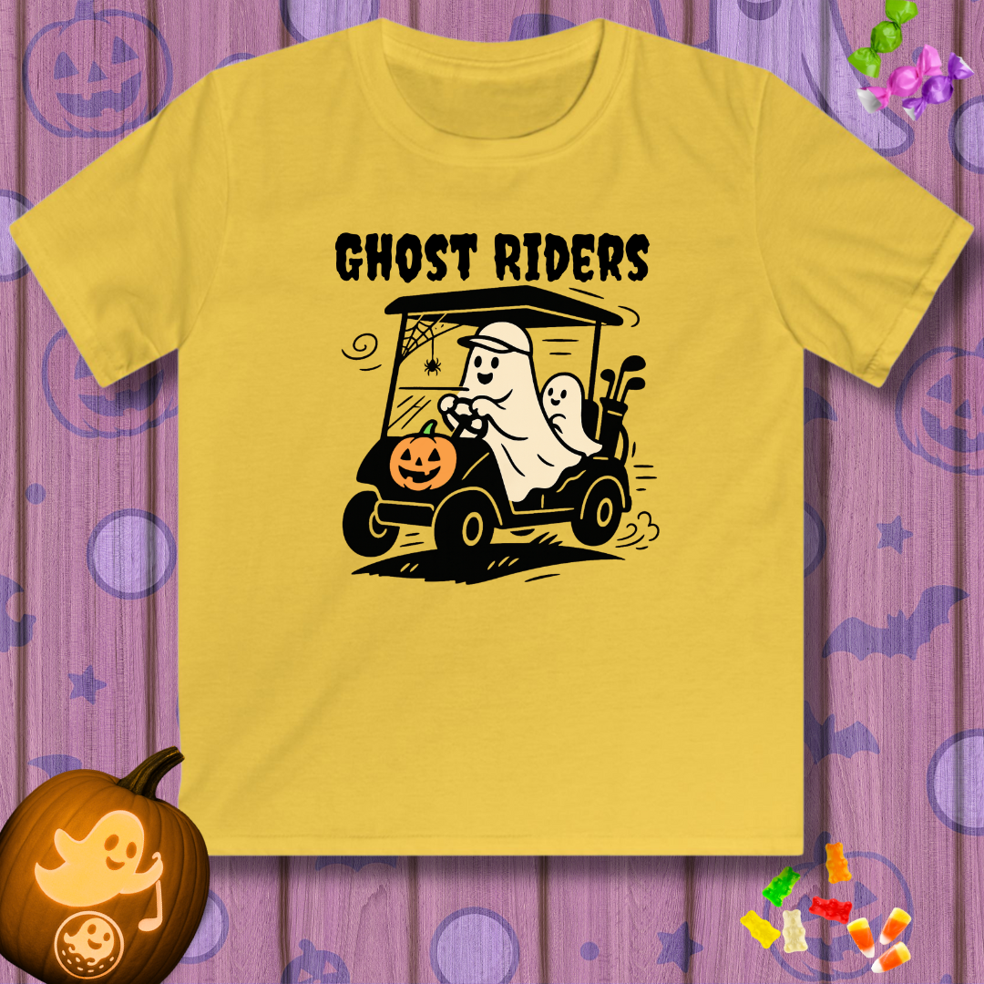 Ghost Riders - Youth Halloween Golf T-Shirt