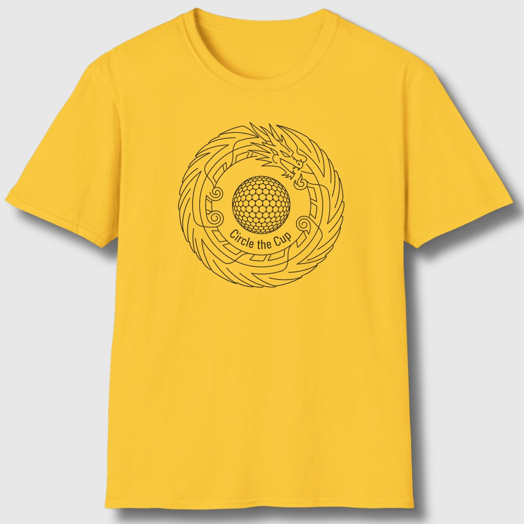 Circle the Cup - Adult Golf T-Shirt in Daisy