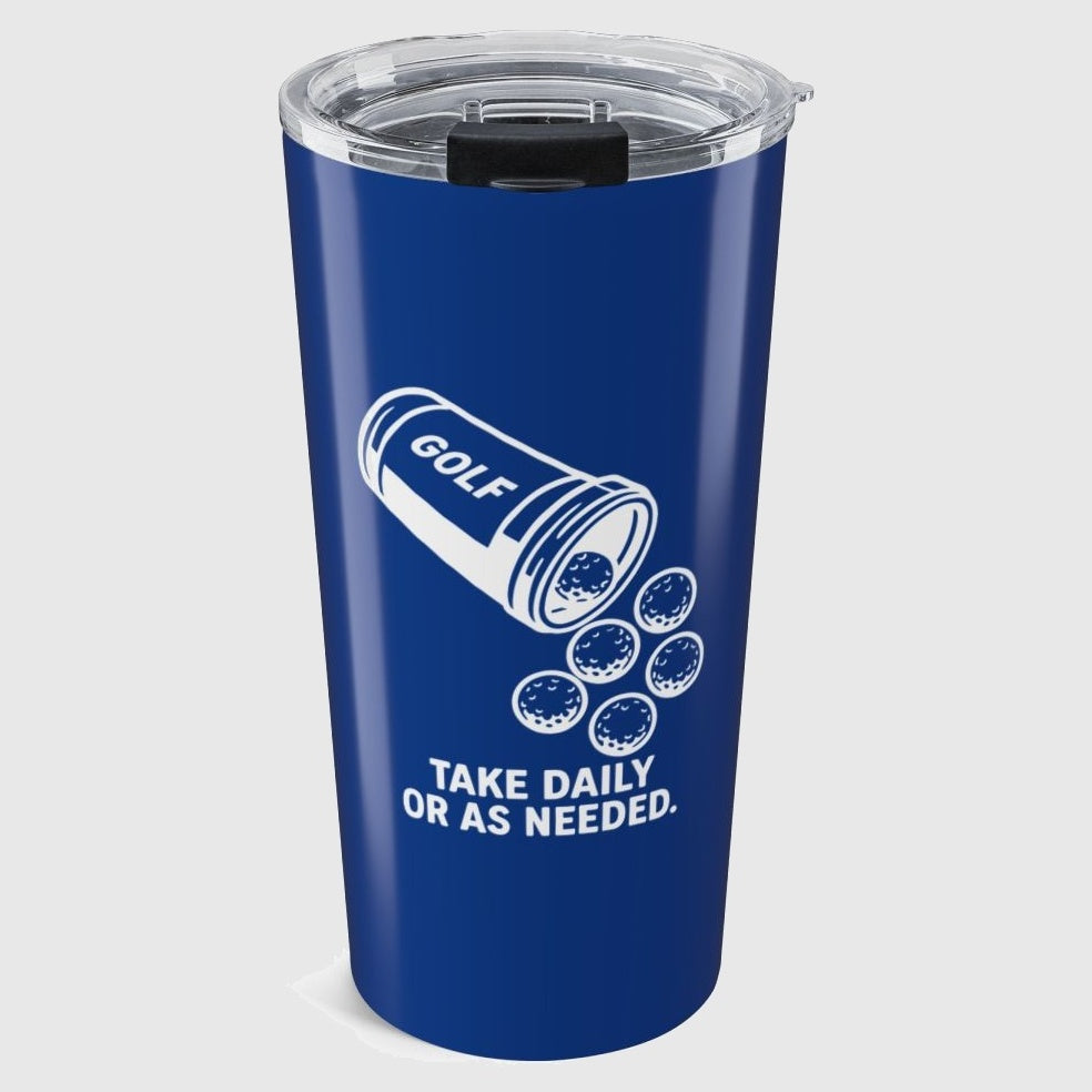 Golf Prescription - 20oz Tumbler in Dark Blue
