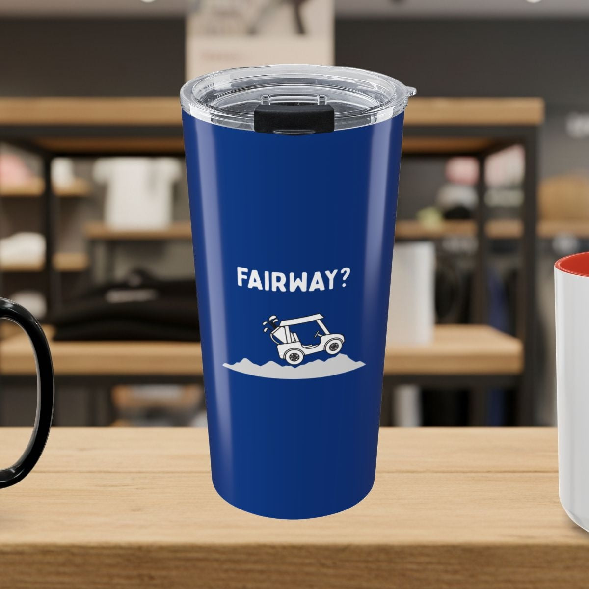 Fairway? - 20oz Tumbler in Dark Blue
