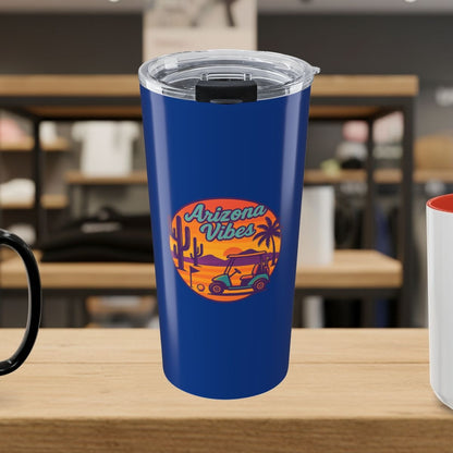 Golf Vibes - Arizona - Desert Edition Golf Destination - 20oz Tumbler in Dark Blue