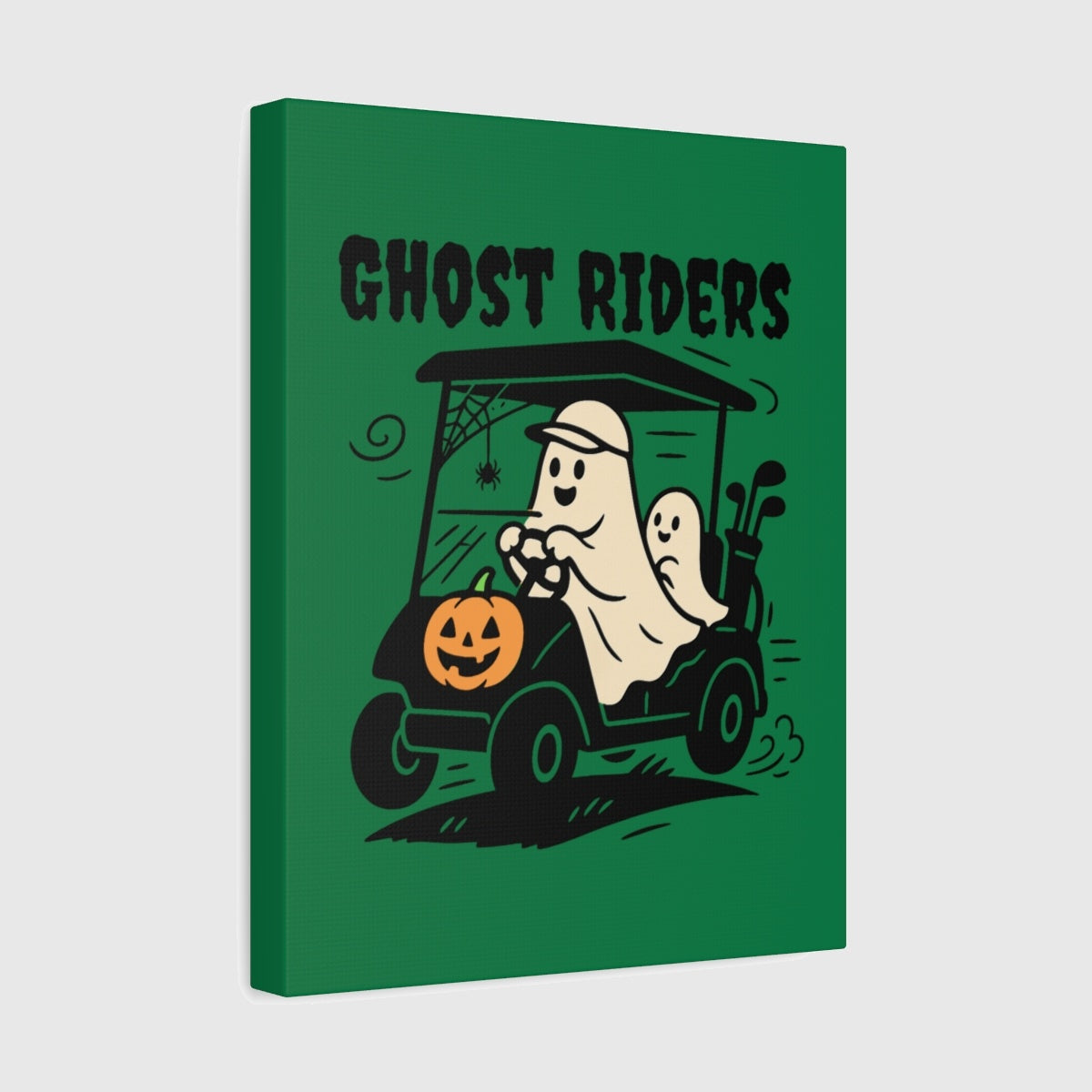 Ghost Riders - Canvas Wall Art - Dark Green - 11×14 - front