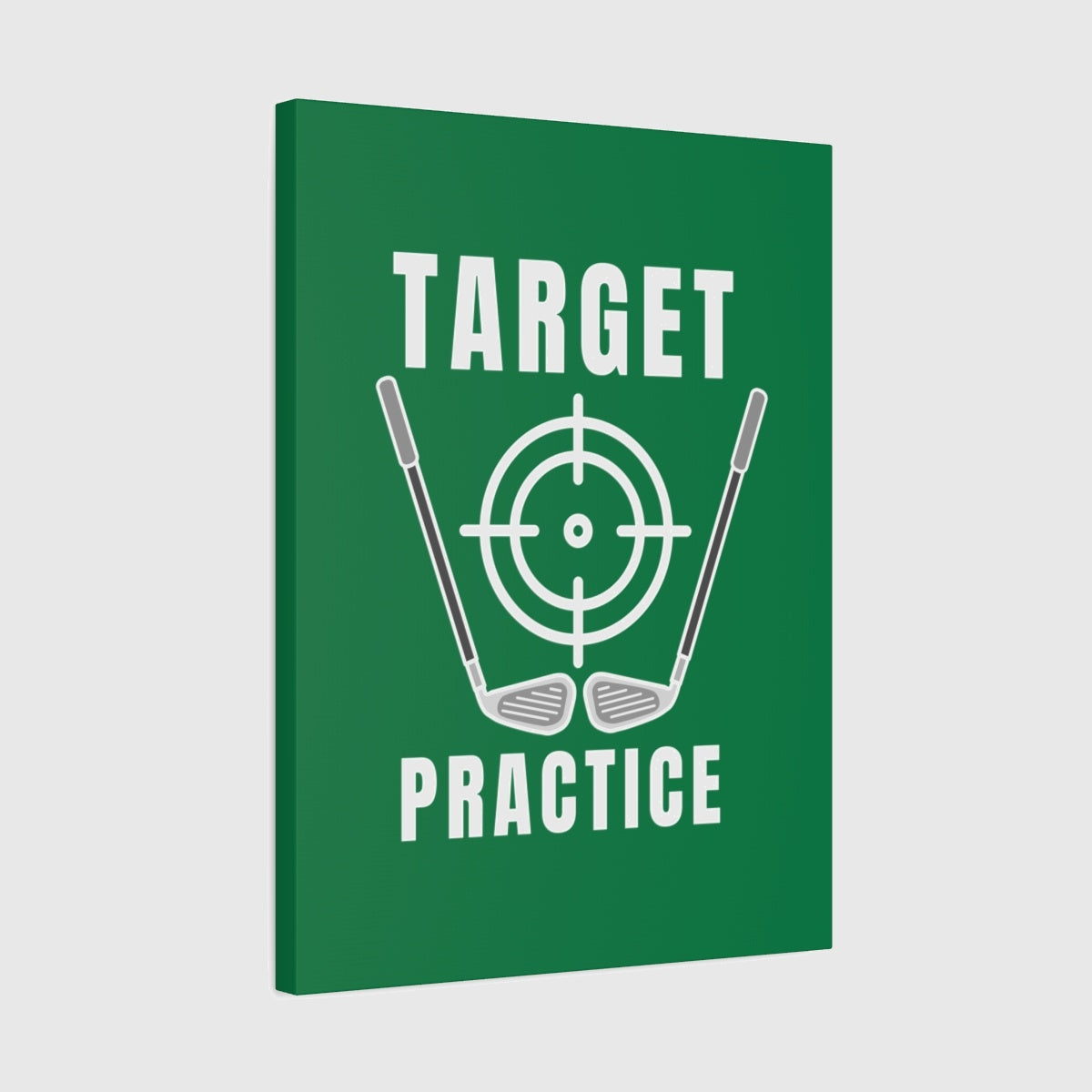 Target Practice - Canvas Wall Art - Dark Green - 18×24 - front