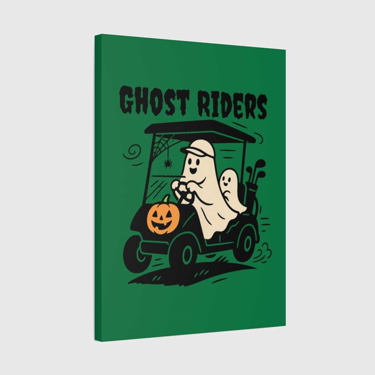 Ghost Riders - Canvas Wall Art - Dark Green - 18×24 - front
