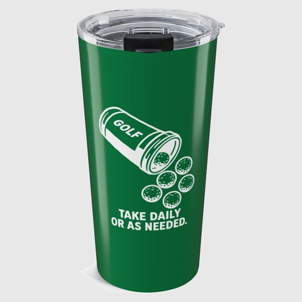 Golf Prescription - 20oz Tumbler in Dark Green