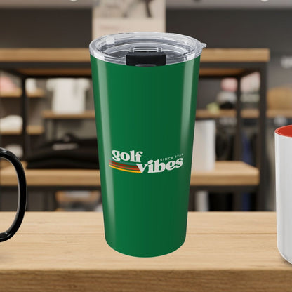 Golf Vibes - 20oz Tumbler in Dark Green