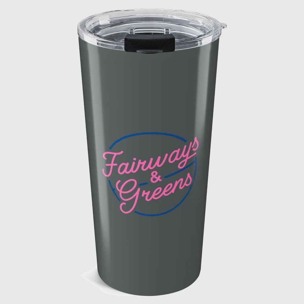 Fairways & Greens - 20oz Tumbler in Dark Grey