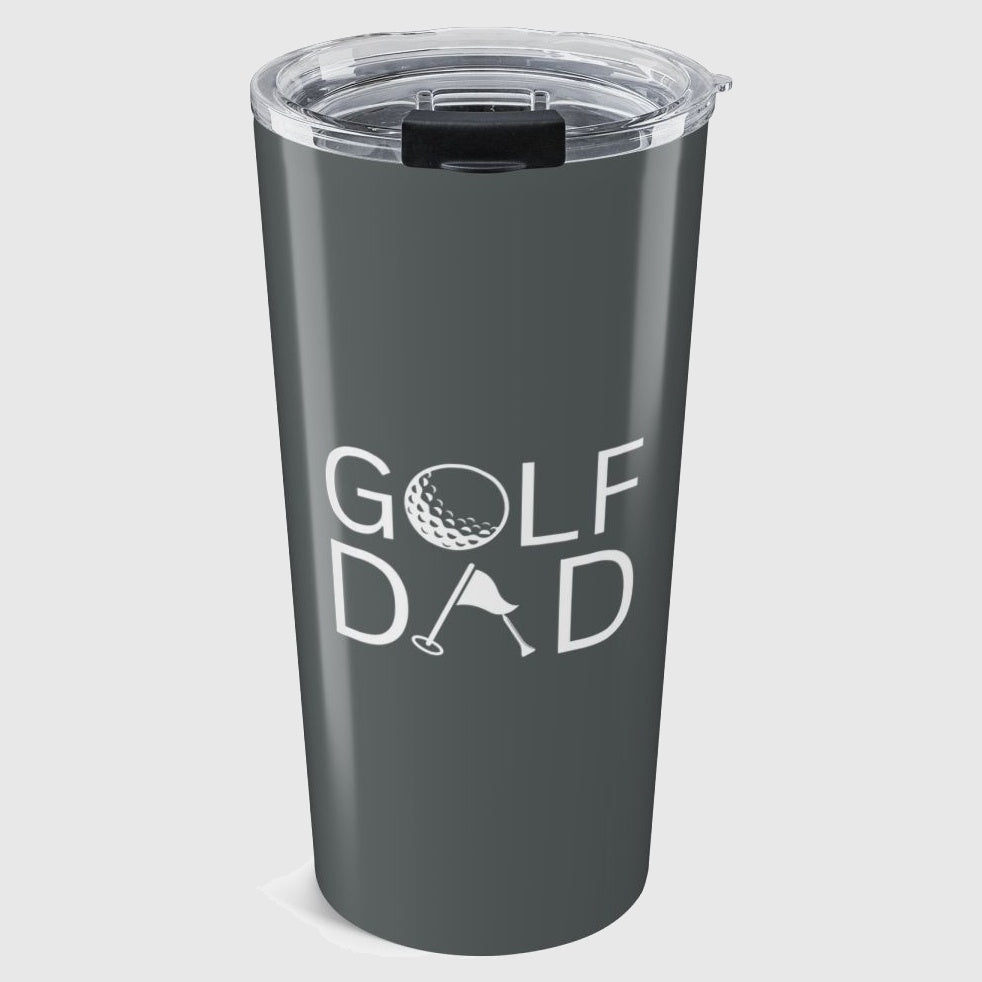 Golf Dad - 20oz Tumbler in Dark Grey